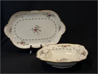 Rosenthal Porcelain Bowl & Tray