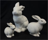 Bunny Sculptures