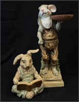 Easter Bunny Sculptures -Haeger Pottery, etc