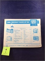 Vintage Sams Photofact Manual Folder Set #691 TVs