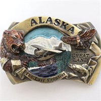 Great American Buckle Co. Alaska Belt Buckle