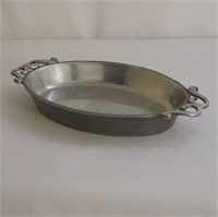 Pewter Oval Dish