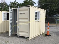 E- New 9' container w/ door and window