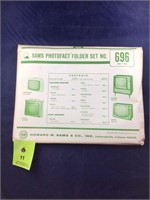 Vintage Sams Photofact Manual Folder Set #696 TVs