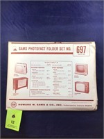 Vintage Sams Photofact Manual Folder Set #697 TVs