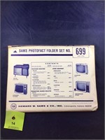 Vintage Sams Photofact Manual Folder Set #699 TVs