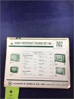 Vintage Sams Photofact Manual Folder Set #702 TVs
