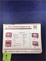 Vintage Sams Photofact Manual Folder Set #703 TVs