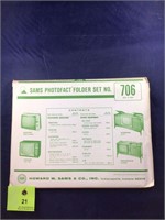 Vintage Sams Photofact Manual Folder Set #706 TVs