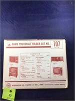 Vintage Sams Photofact Manual Folder Set #707 TVs