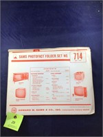 Vintage Sams Photofact Manual Folder Set #714 TVs