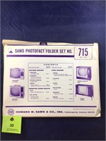 Vintage Sams Photofact Manual Folder Set #715 TVs
