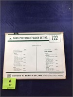 Vintage Sams Photofact Manual Folder Set #722 TVs