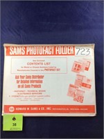 Vintage Sams Photofact Manual Folder Set #723 TVs