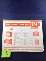 Vintage Sams Photofact Manual Folder Set #724 TVs
