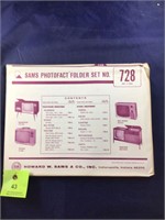 Vintage Sams Photofact Manual Folder Set #728 TVs