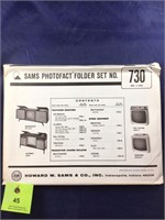 Vintage Sams Photofact Manual Folder Set #730 TVs