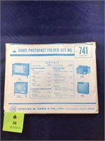 Vintage Sams Photofact Manual Folder Set #741 TVs