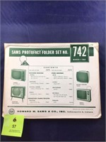 Vintage Sams Photofact Manual Folder Set #742 TVs