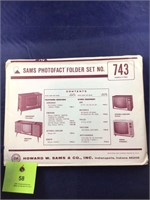 Vintage Sams Photofact Manual Folder Set #743 TVs
