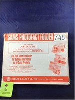 Vintage Sams Photofact Manual Folder Set #746 TVs