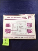Vintage Sams Photofact Manual Folder Set #748 TVs