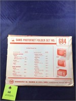 Vintage Sams Photofact Manual Folder Set #684 TVs