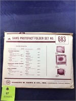 Vintage Sams Photofact Manual Folder Set #683 TVs