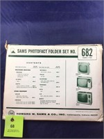 Vintage Sams Photofact Manual Folder Set #682 TVs