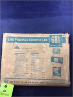 Vintage Sams Photofact Manual Folder Set #681 TVs