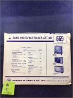 Vintage Sams Photofact Manual Folder Set #669 TVs