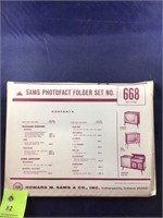 Vintage Sams Photofact Manual Folder Set #668 TVs