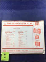Vintage Sams Photofact Manual Folder Set #664 TVs