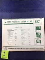 Vintage Sams Photofact Manual Folder Set #662 TVs