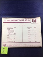 Vintage Sams Photofact Manual Folder Set #658 TVs