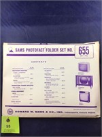 Vintage Sams Photofact Manual Folder Set #655 TVs