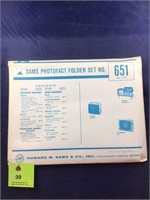 Vintage Sams Photofact Manual Folder Set #651 TVs