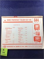 Vintage Sams Photofact Manual Folder Set #644 TVs