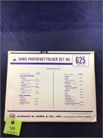 Vintage Sams Photofact Manual Folder Set #625 TVs