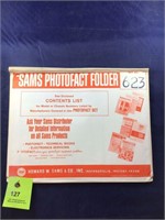 Vintage Sams Photofact Manual Folder Set #623 TVs