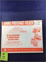 Vintage Sams Photofact Manual Folder Set #622 TVs