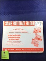 Vintage Sams Photofact Manual Folder Set #621 TVs