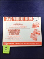Vintage Sams Photofact Manual Folder Set #617 TVs
