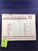 Vintage Sams Photofact Manual Folder Set #613 TVs