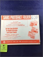 Vintage Sams Photofact Manual Folder Set #609 TVs