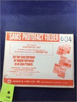 Vintage Sams Photofact Manual Folder Set #604 TVs