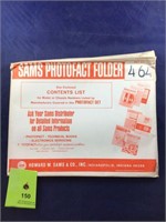 Vintage Sams Photofact Manual Folder Set #464 TVs