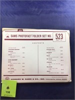 Vintage Sams Photofact Manual Folder Set #523
