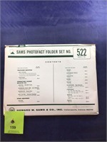 Vintage Sams Photofact Manual Folder Set #522