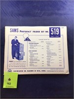 Vintage Sams Photofact Manual Folder Set #519